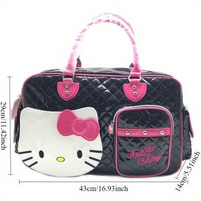 Sanrio Large Capacity Hello Kitty Luggage Bag  Y2K Style Travel & Crossbody Handbag Pink Accessories  Stylish & Functional  Ideal for Business Trips & Vacations