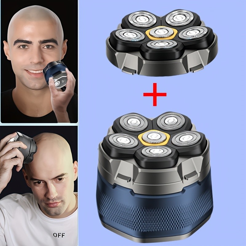 FEIYBA 6-Speed Cordless Electric Shaver with Spare Blade Mesh  Long-Life USB Razor for Smooth, Powerful Mens Grooming