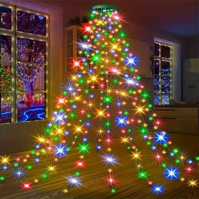 LED Christmas Lights Set with 8 Modes Bright, Festive & Easy USB Lighting