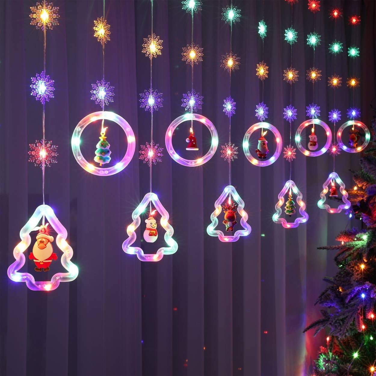 USB-Powered LED Christmas Tree Lights  8-Mode Dimmable Fairy Lights with Remote