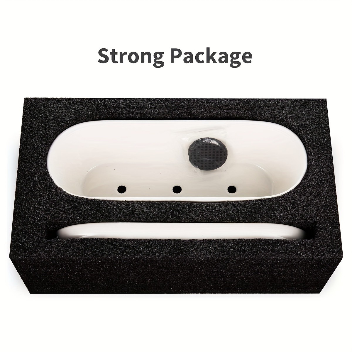 CEEFU Oval Ceramic Planter Pot with Drainage & Saucer  Modern Indoor/Outdoor Pot for Succulents, Herbs & Cactus