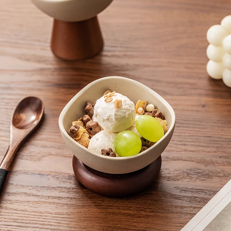 CEEFU Heart-Shaped Porcelain Dessert Bowls  Handmade Ceramic Cups for Ice Cream, Berries & Festive NZ Table Settings