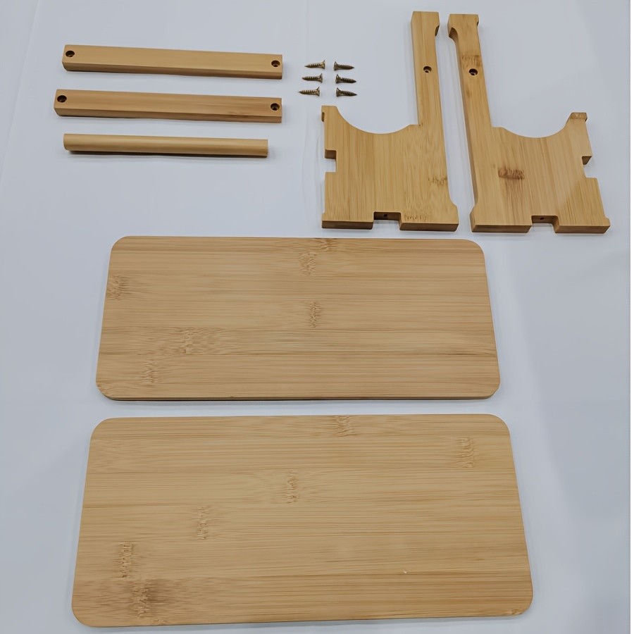 CEEFU Multi-Tier Bamboo & Wood Cupcake Stand Elegant Dessert Display for Holidays, Parties & NZ Home Celebrations