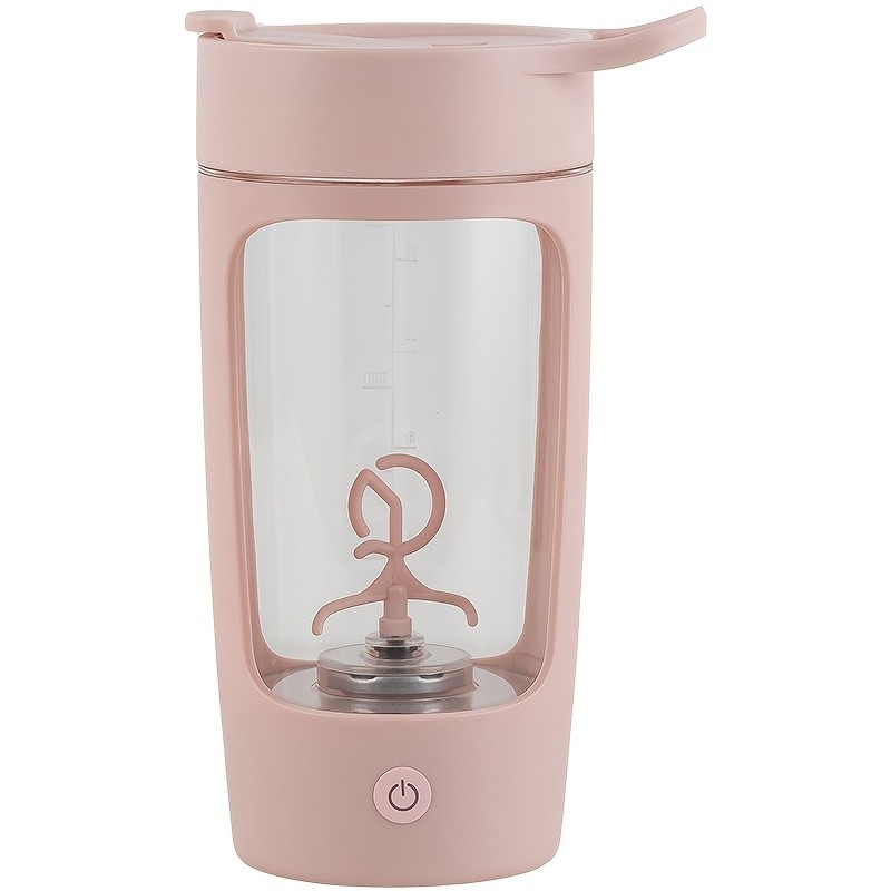 eQUra 650ml Automatic Blender Cup USB Rechargeable One-Button Mixer for Protein & Coffee Powders with Gift-Ready Design