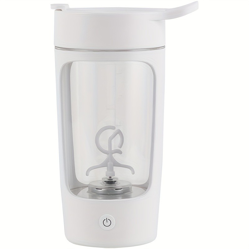eQUra 650ml Automatic Blender Cup USB Rechargeable One-Button Mixer for Protein & Coffee Powders with Gift-Ready Design