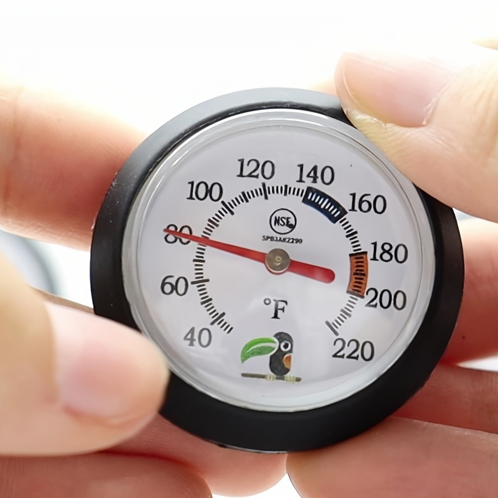 KT THERMO Clip-On Stainless Steel Coffee & Food Thermometer  Anti-Scald Instant Read Gauge for Pour-Over, Tea, Milk & Meat Cooking