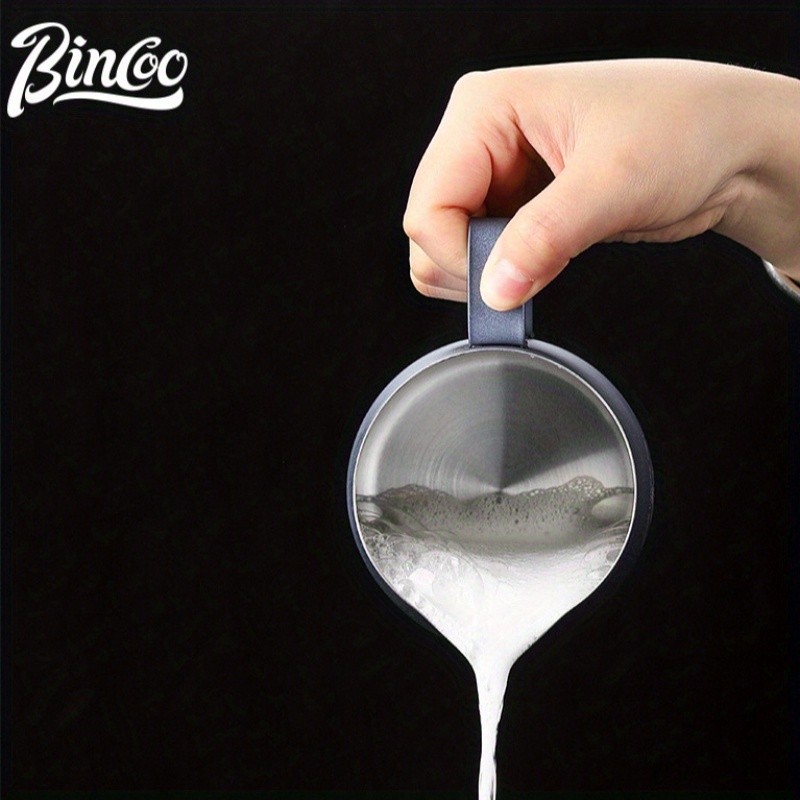 Bincoo Stainless Steel Coffee Frothing Pitcher  Professional Pointed Steam Jug for Milk Frothing, Pouring & Latte Art