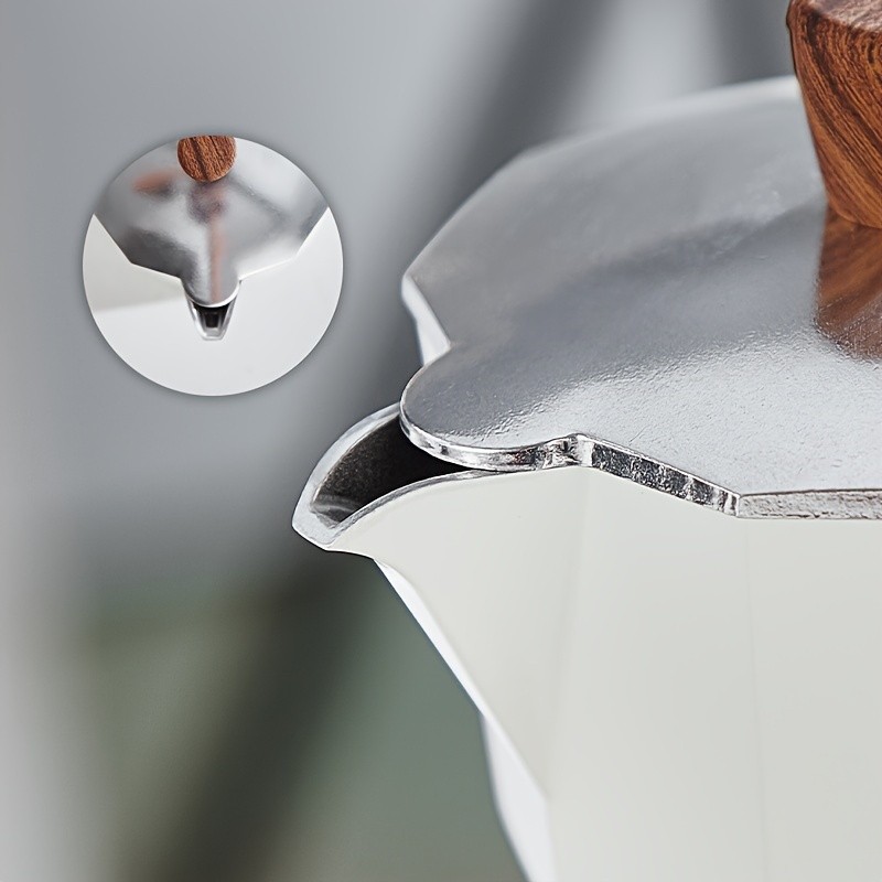 Bincoo Italian Espresso Moka Pot, Hand-Brewed Coffee Machine & Manual Coffee Grinder  Authentic Italian Caf Taste at Home