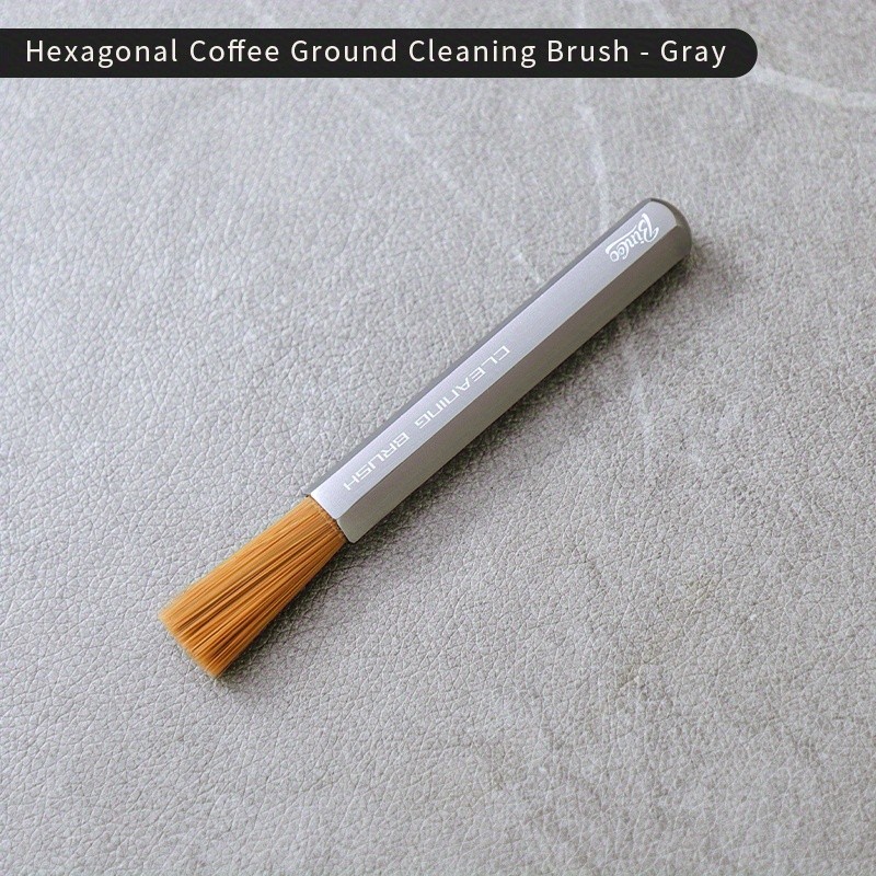 Bincoo Aluminum Alloy Grinder Cleaning Brush Compact Coffee Bar Maintenance Tool