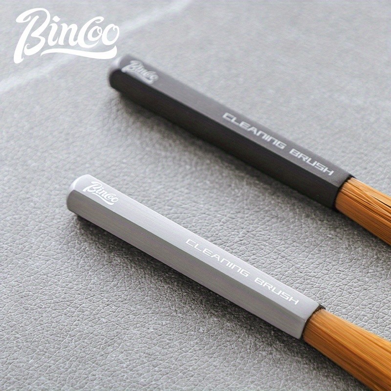 Bincoo Aluminum Alloy Grinder Cleaning Brush Compact Coffee Bar Maintenance Tool