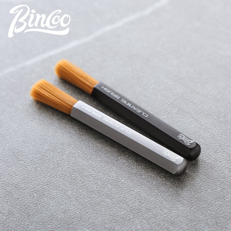 Bincoo Aluminum Alloy Grinder Cleaning Brush Compact Coffee Bar Maintenance Tool