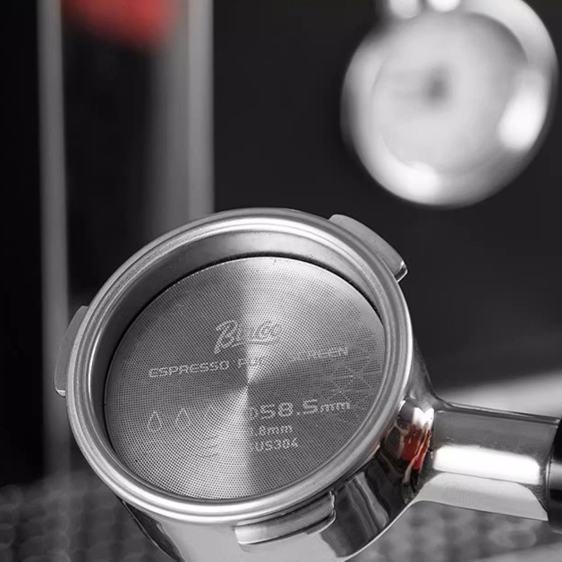 Bincoo 51mm Stainless Espresso Cake Screen  0.8mm Reusable Extraction Filter