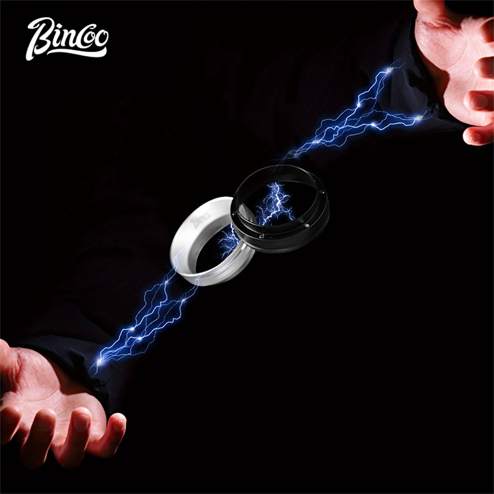 Bincoo Magnetic Espresso Dosing Funnel  Anti-Static 51mm Portafilter Ring