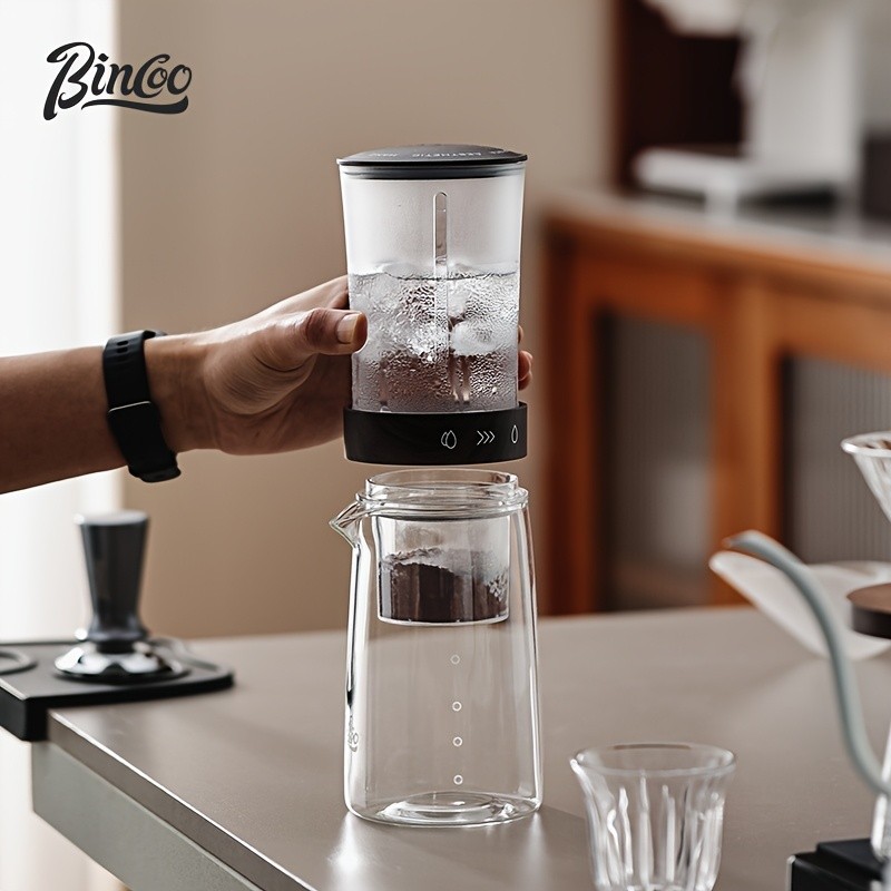 Bincoo Glass Ice Drip Coffee Pot  Portable Hand-Brew Cold Extraction Utensil