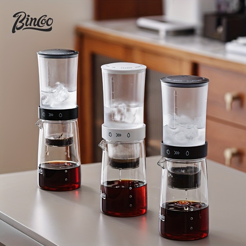 Bincoo Glass Ice Drip Coffee Pot  Portable Hand-Brew Cold Extraction Utensil