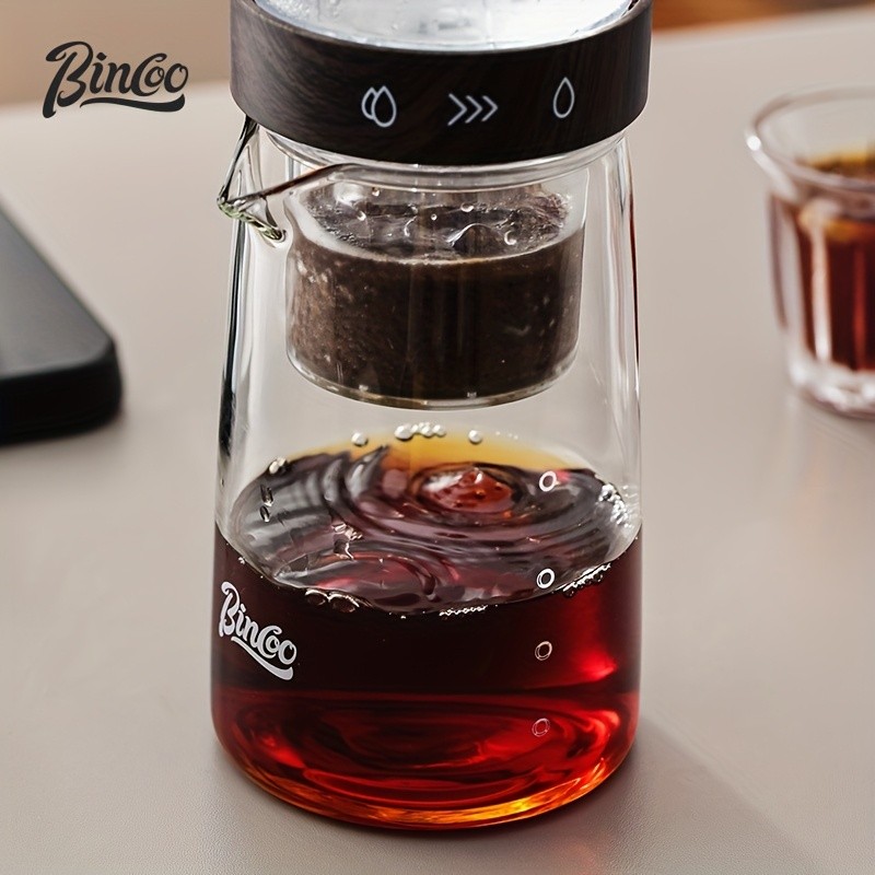 Bincoo Glass Ice Drip Coffee Pot  Portable Hand-Brew Cold Extraction Utensil