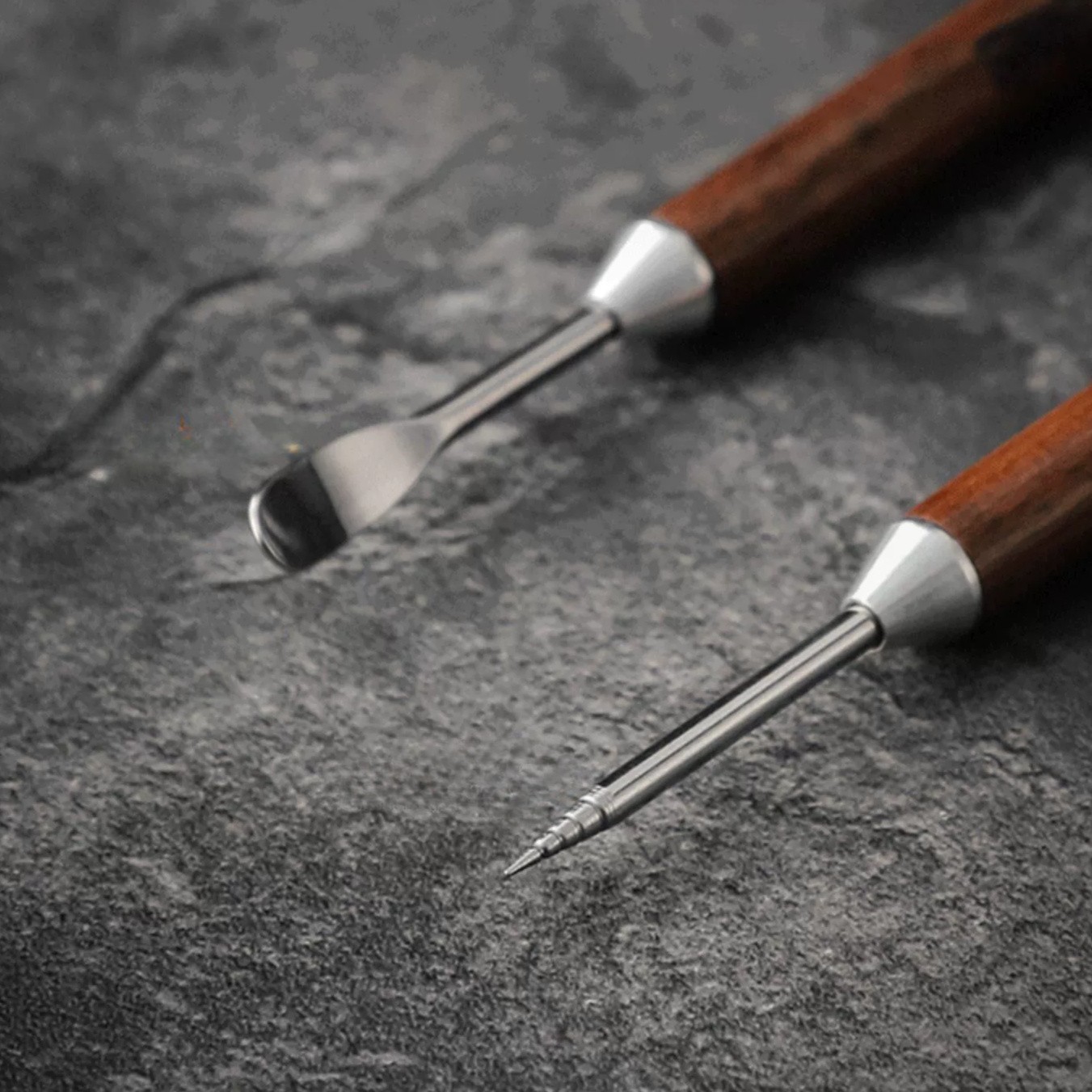 Bincoo Wooden Latte Art Pen  Stainless Precision Coffee Decorating Tool