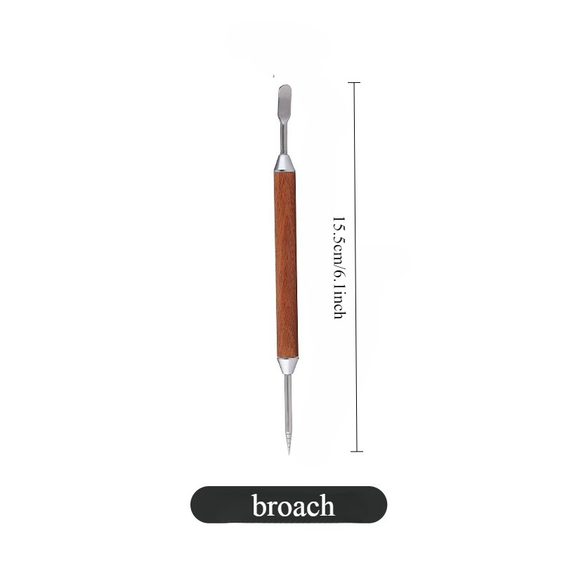 Bincoo Wooden Latte Art Pen  Stainless Precision Coffee Decorating Tool