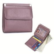 OBCREATOR Womens Genuine Leather Wallet Elegant Multi-Compartment Clutch with Magnetic Closure