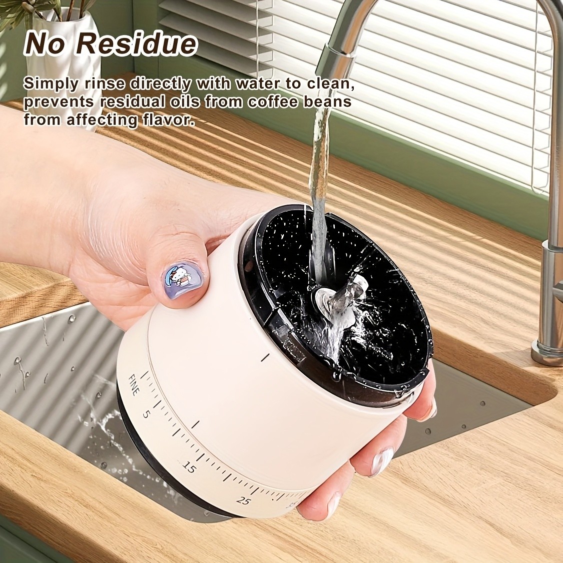 IAGREEA Precision Multi-Setting Coffee Grinder Quiet Electric Bean & Spice Processor (212 Cups)