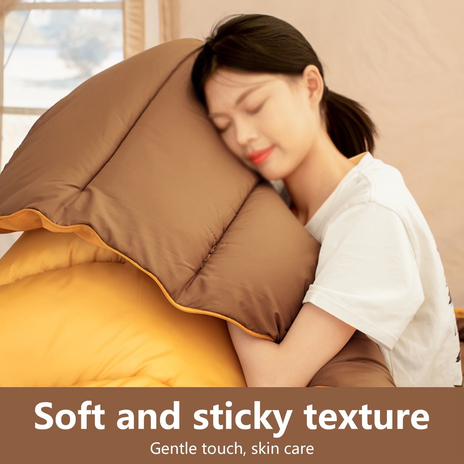 BISINNA Double Camping Sleeping Bag Warm Thickened Outdoor Bed for Couples