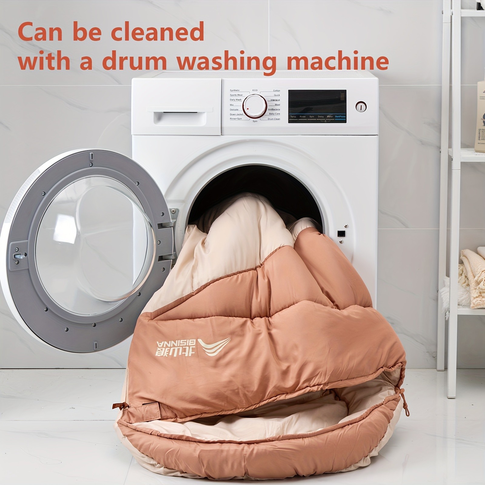 BISINNA Cold-Weather Half Sleeping Bag  Thickened Portable Winter Outdoor Bag