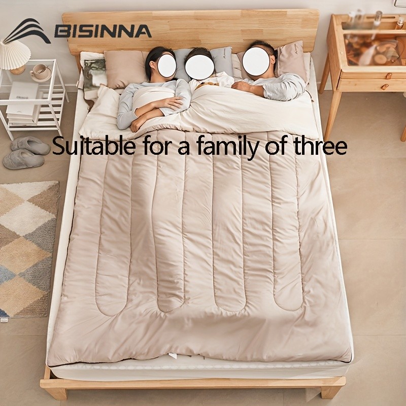 BISINNA XXL Double Sleeping Bag  Thickened All-Season Warm 2-Person Camping Bag