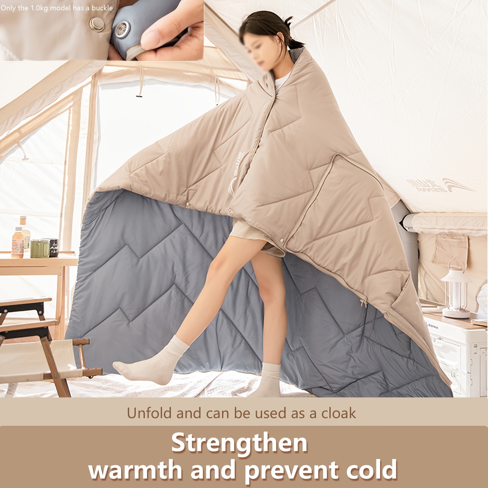 BISINNA 2-in-1 Sleeping Bag & Pillow Lightweight Portable Polyester Travel Bag