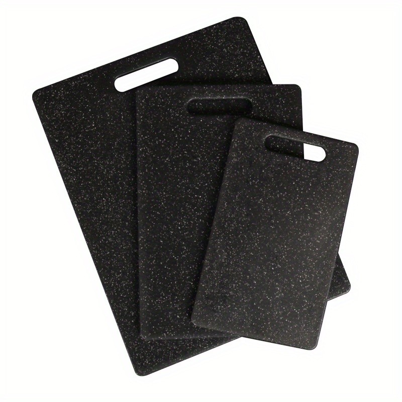 WIEZ 3pcs Home Cutting Board Set  Marble Pattern Chopping Boards for Everyday Kitchen Use