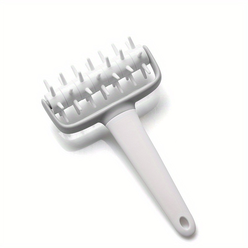 WIEZ Dough Docker & Baking Roller Durable Plastic Tool for Perfect Pizza, Pie, and Cookie Dough Prep