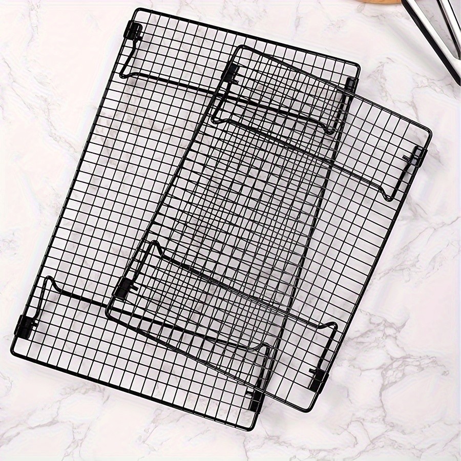 WIEZ Heavy-Duty Stainless Steel Stackable Cooling & Baking Rack  Space-Saving Oven-Safe Design for Cookies, Cakes & Pastries