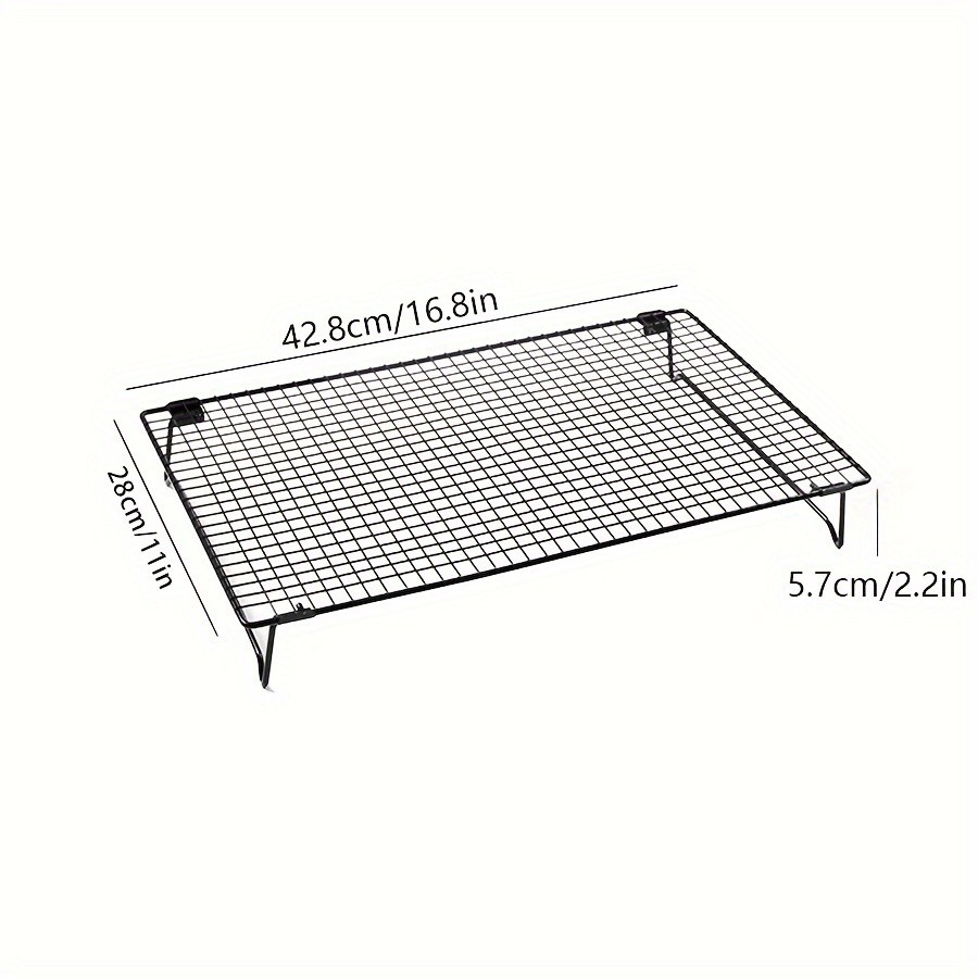 WIEZ Heavy-Duty Stainless Steel Stackable Cooling & Baking Rack  Space-Saving Oven-Safe Design for Cookies, Cakes & Pastries