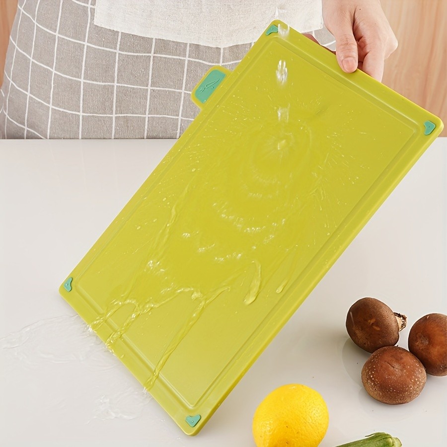 WIEZ 4-Piece Fruit & Vegetable Cutting Board Set Durable Multi-Size Boards for Everyday Kitchen Prep