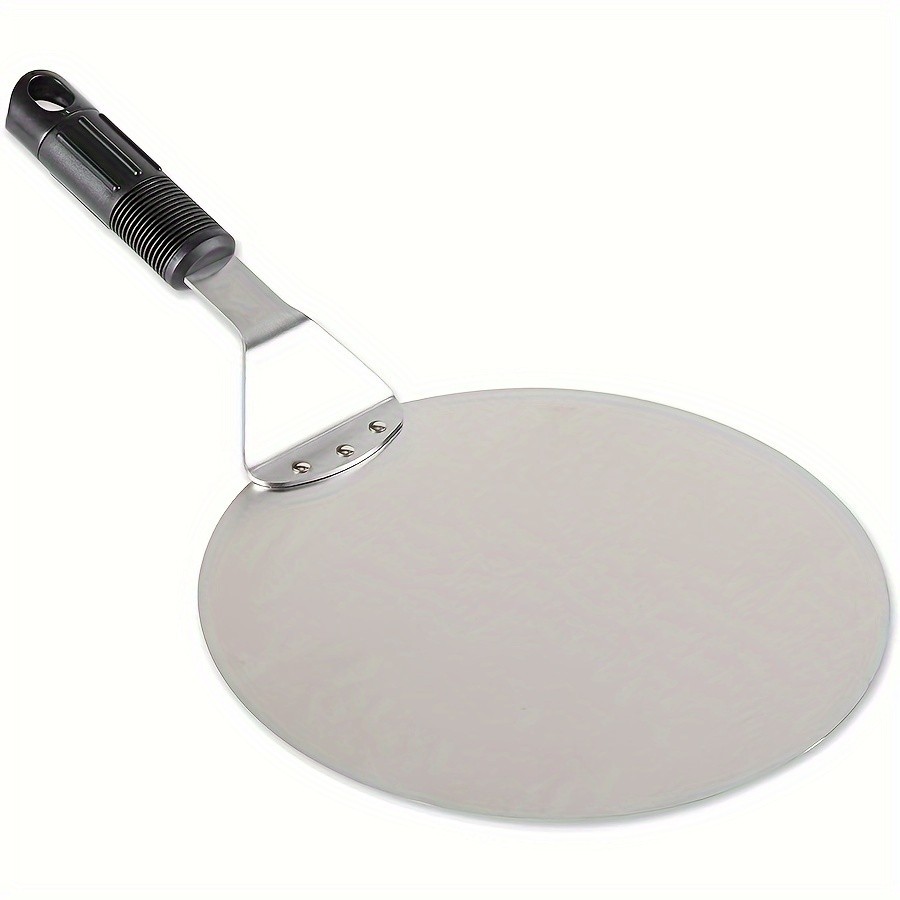 WIEZ Stainless Steel Pizza Spatula 30.5cm Non-Stick Cake Lifter with Anti-Scald Handle for Professional Baking
