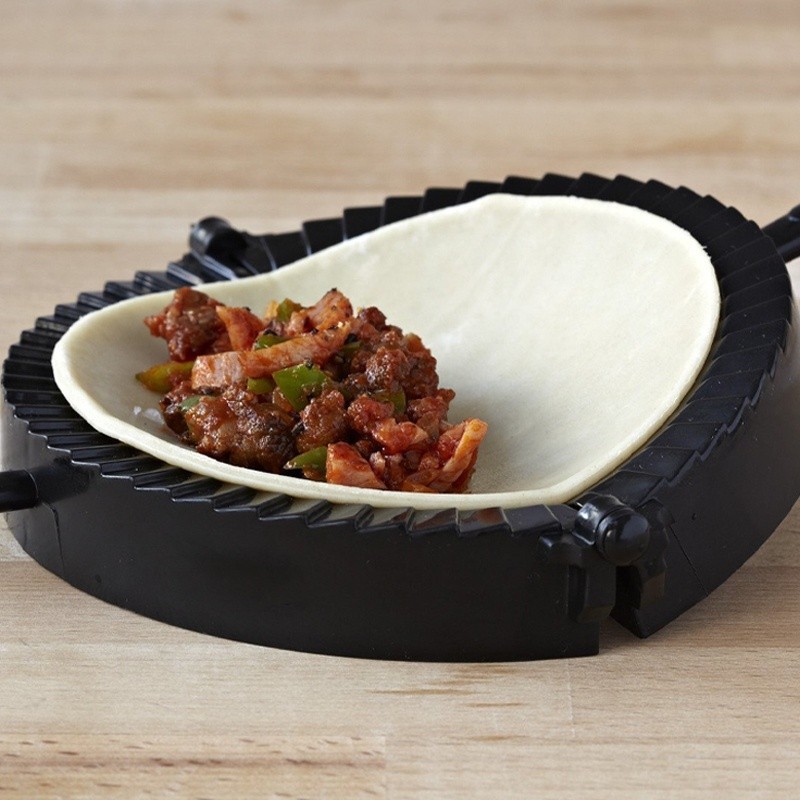 WIEZ Plastic Dumpling & Tortilla Press Durable Round Mold for Easy Dough Shaping & Holiday Baking