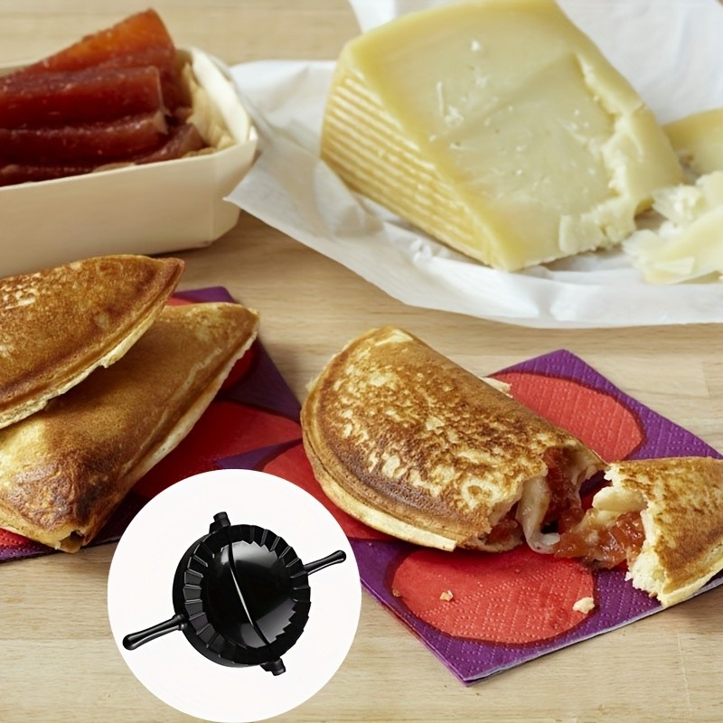 WIEZ Plastic Dumpling & Tortilla Press Durable Round Mold for Easy Dough Shaping & Holiday Baking