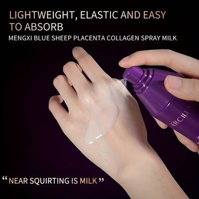 MERCILEN Sheep Placenta Collagen Moisturizing Facial Spray Fine Mist, Deep Hydration & Youthful Glow