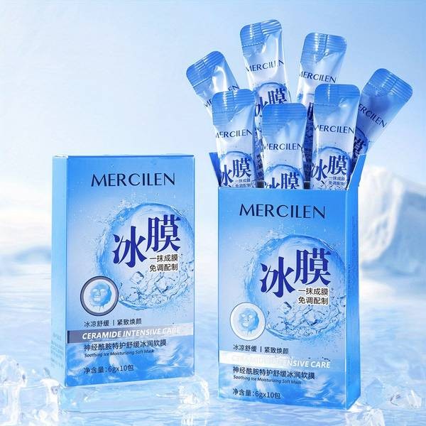 MERCILEN Dreamy Blue Ceramide Ice Soft Film  Deep Moisturizing Facial Treatment