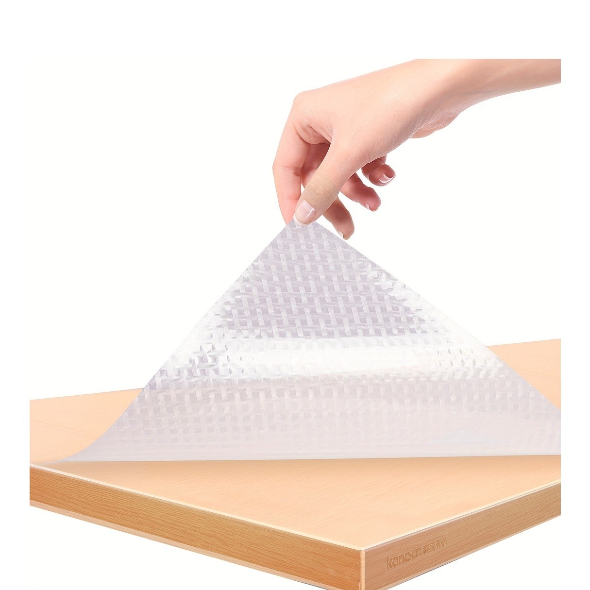 WIEZ Thickened EVA Non-Slip Liner Roll Washable Oil-Resistant Shelf & Drawer Mat for Kitchen Storage