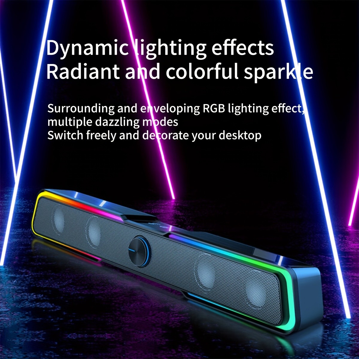 HP Gaming Soundbar with RGB Lights