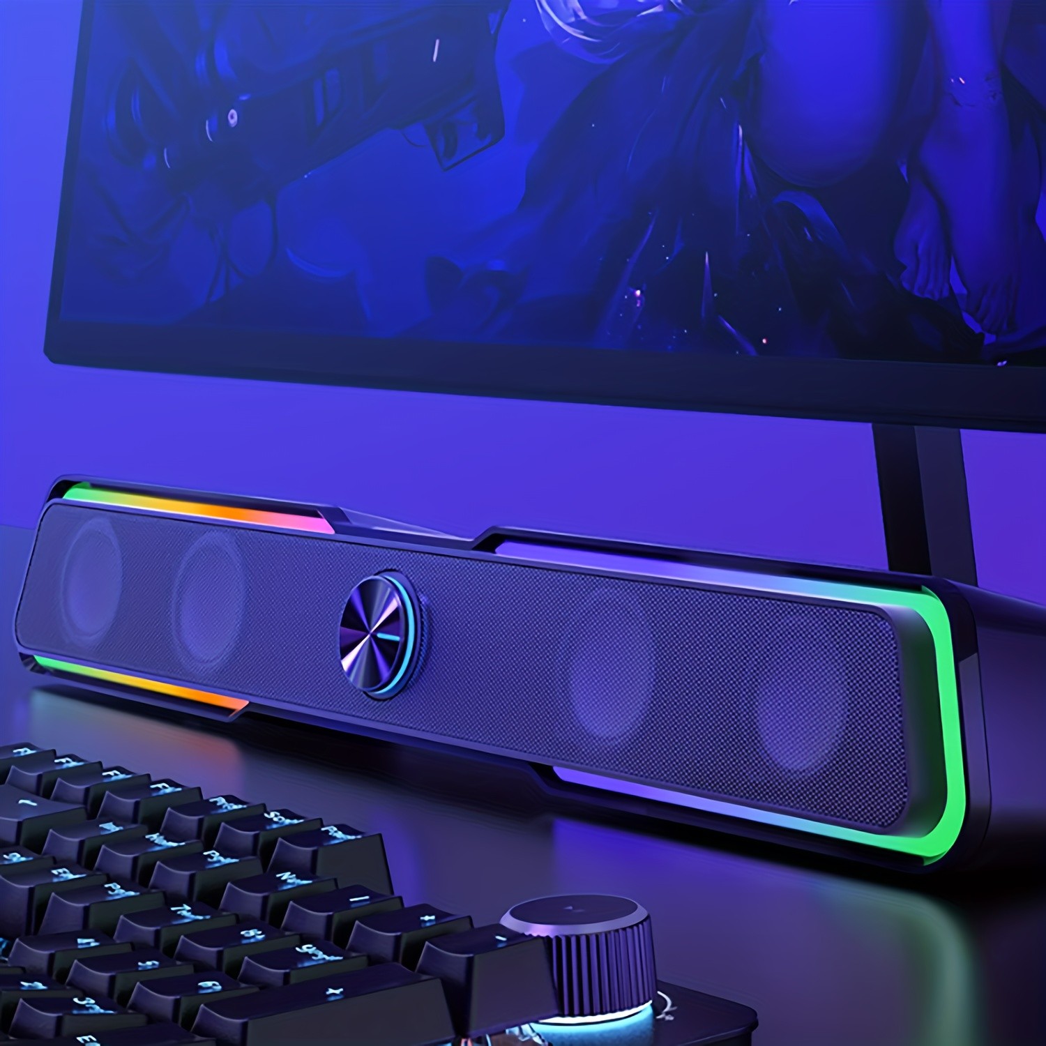 HP Gaming Soundbar with RGB Lights