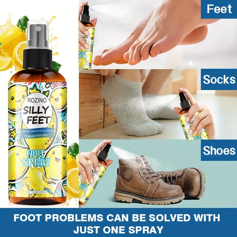 ROZINO Lemon Foot Deodorizing Spray