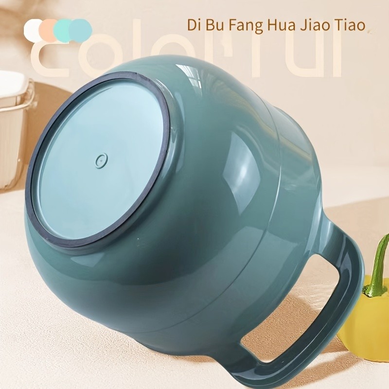 WIEZ 4-Piece Plastic Mixing Bowl Set  Non-Slip Multipurpose Prep Bowls for Salads, BBQ, Fruits & Veggies