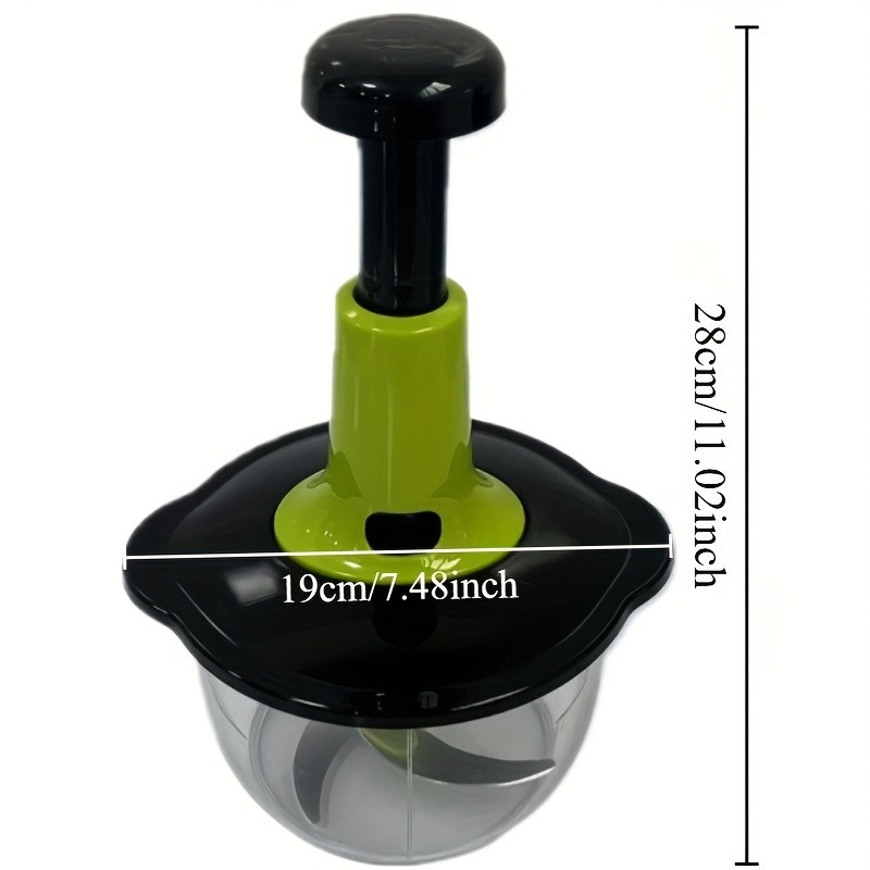 WIEZ Manual Meat & Vegetable Grinder  Heavy-Duty Non-Electric Portable Grinder for Home, Camping & Small Kitchens