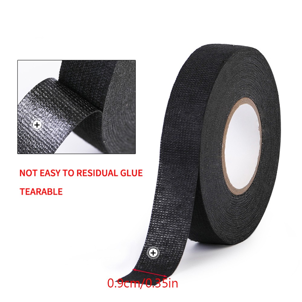 LDQ Heat-Resistant Electrical Tape Durable Adhesive Cloth for Cable Management, Wiring Harnesses & Loom Organization