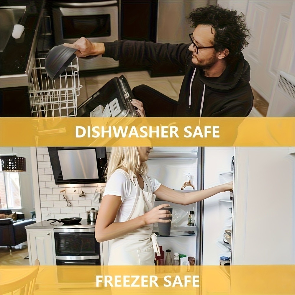 LDQ Unbreakable Plastic Dinnerware Set  12pcs/16pcs Microwave & Dishwasher-Safe Plates, Bowls & Cups for Parties & Everyday Use