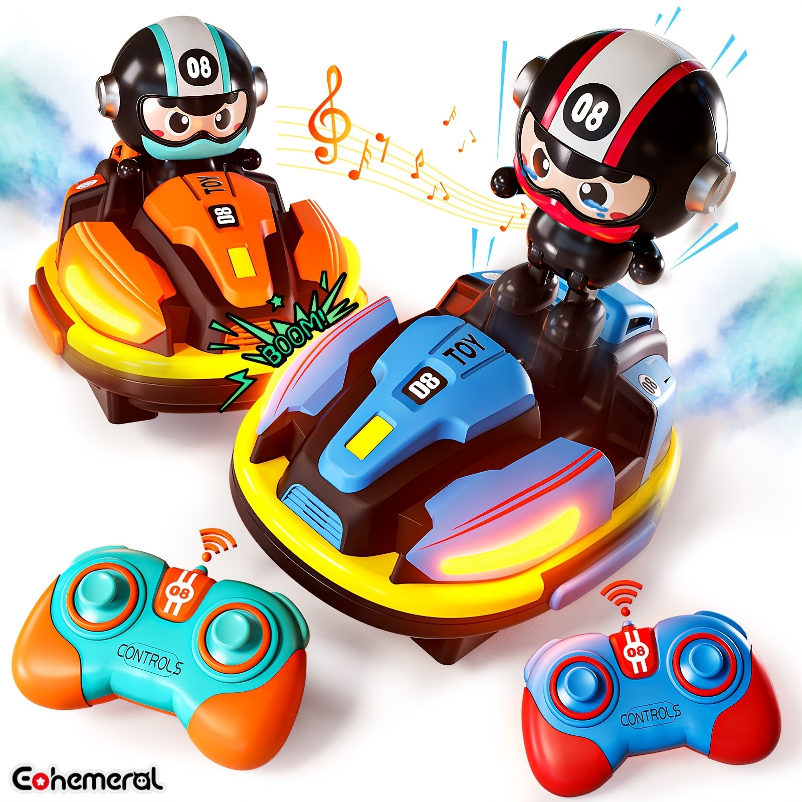 EOHEMERAL REMOTE CONTROL CAR DRIFT STUNT BUMPER RACING KART