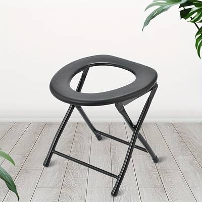 NLDD Foldable Portable Toilet  Lightweight PP Toilet for Outdoor, Travel & Emergency Use