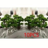 YIMUWN 10-Piece Miniature Model Tree Set  4.72" Vintage Tabletop Scenery Trees