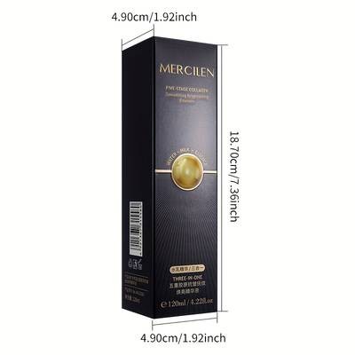 MERCILEN 5-in-1 Collagen Essence Serum (120ml)  Moisturising, Brightening & Youth-Enhancing Face Essence